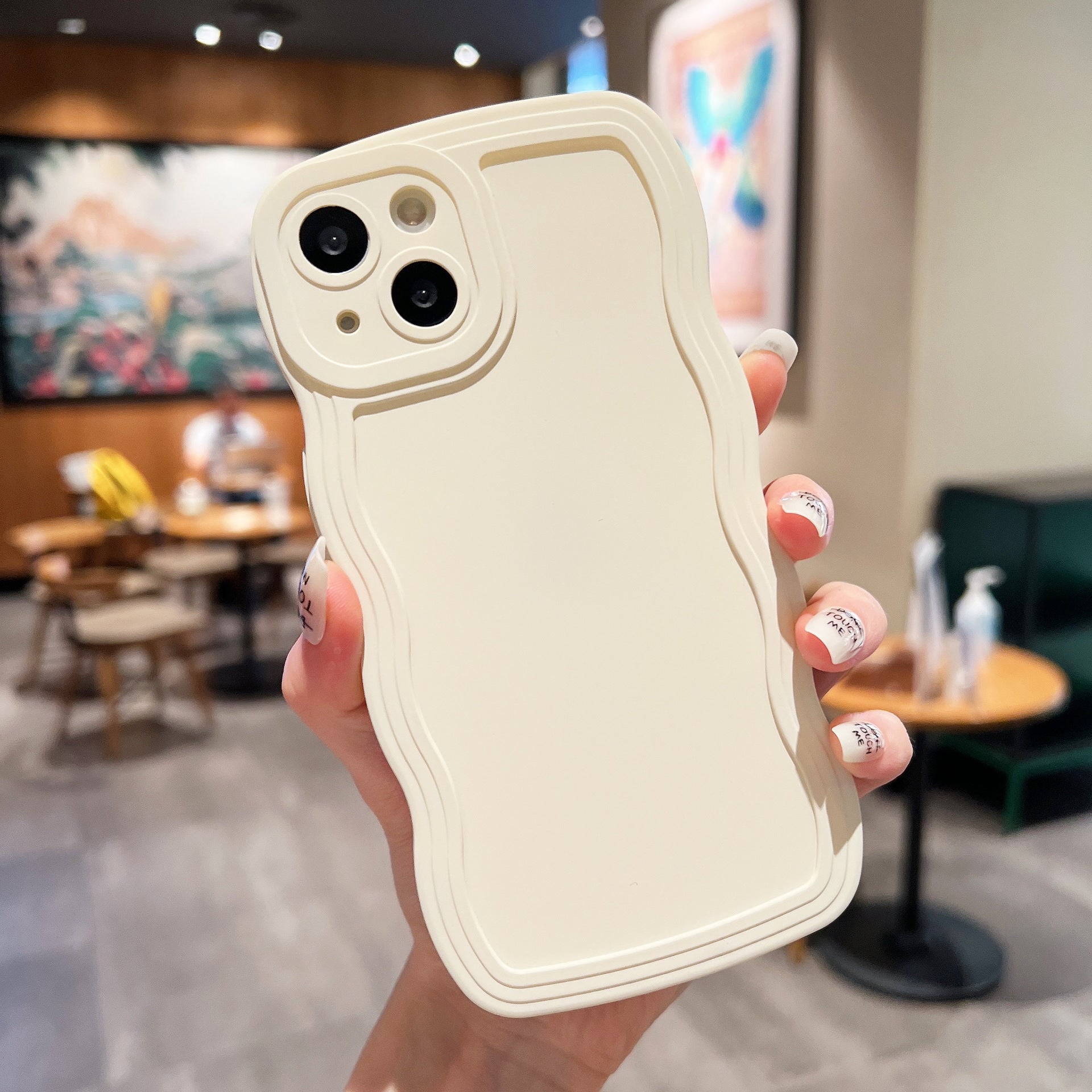 Big Wave Simple Anti-fall Advanced Color Phone Case Big Wave Simple Anti-fall Advanced Color Phone Case